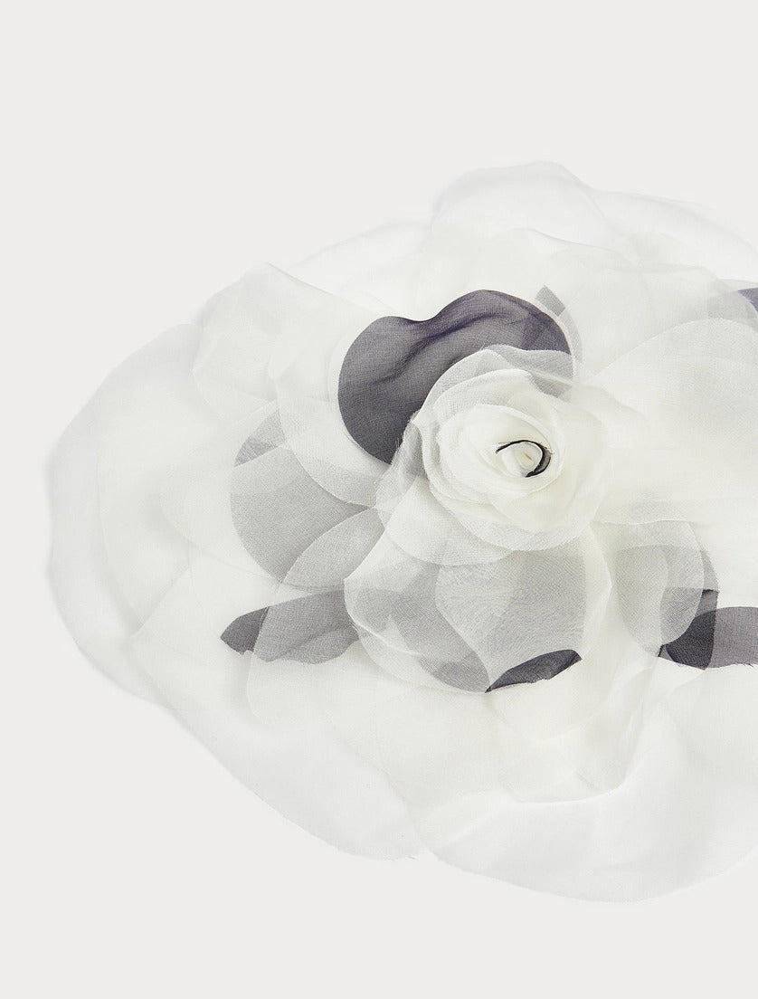 spilla a fiore in organza MREACCIAIO 002 MARINA RINALDI 