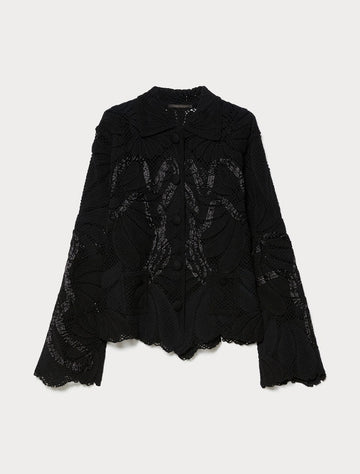 cardigan con ricami MRNLAPPOLE 001 MARINA RINALDI 
