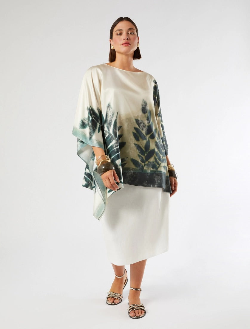 casacca in twill di seta MRNVISIERA 001 MARINA RINALDI 