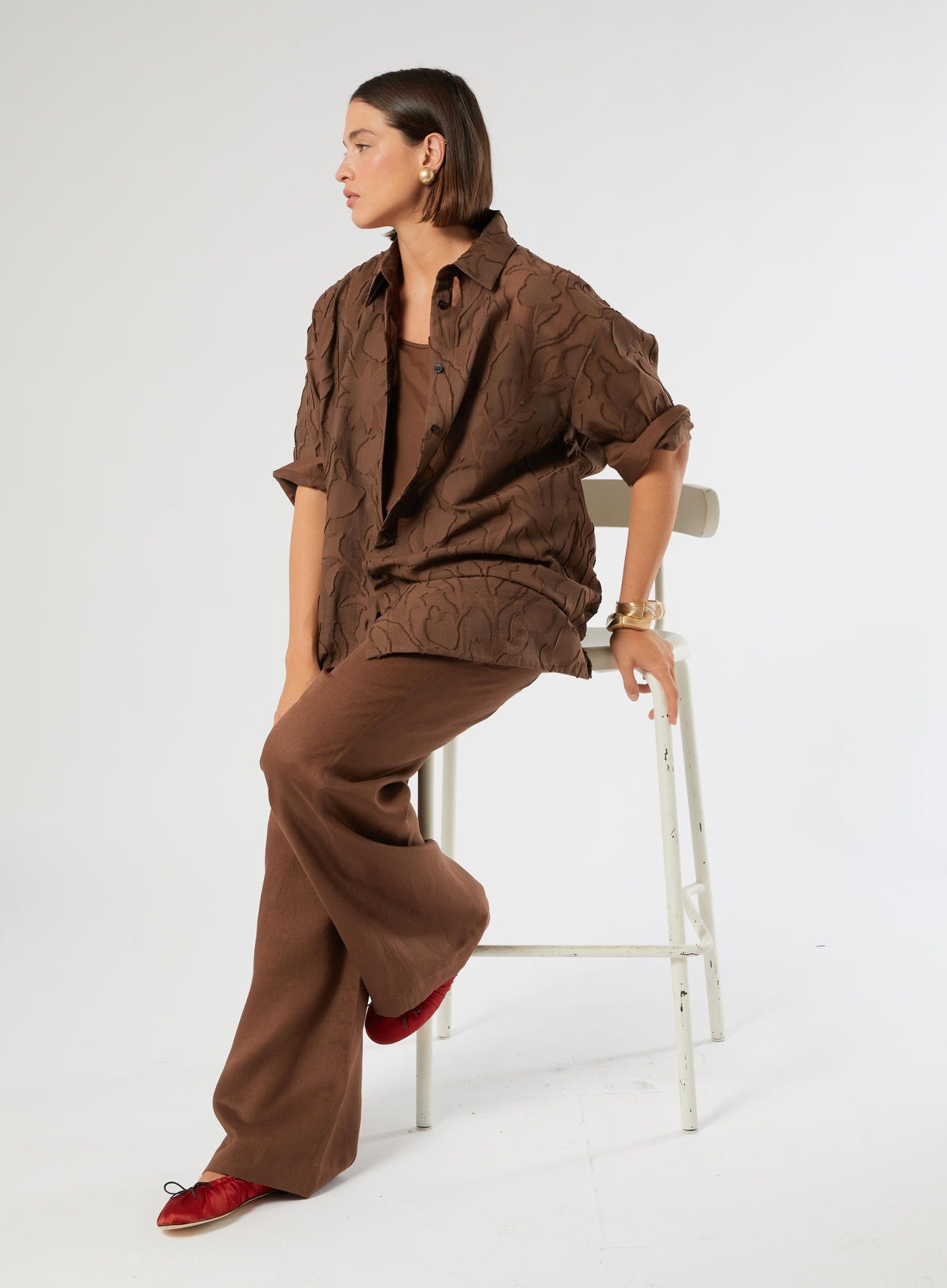 pantalone in lino ROCCO 013 MARINA RINALDI 
