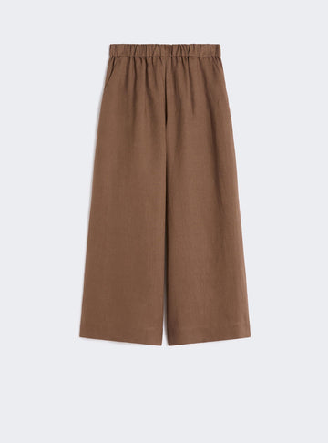 pantalone in tela di lino MMLCANNETI 008 MAXMARA 