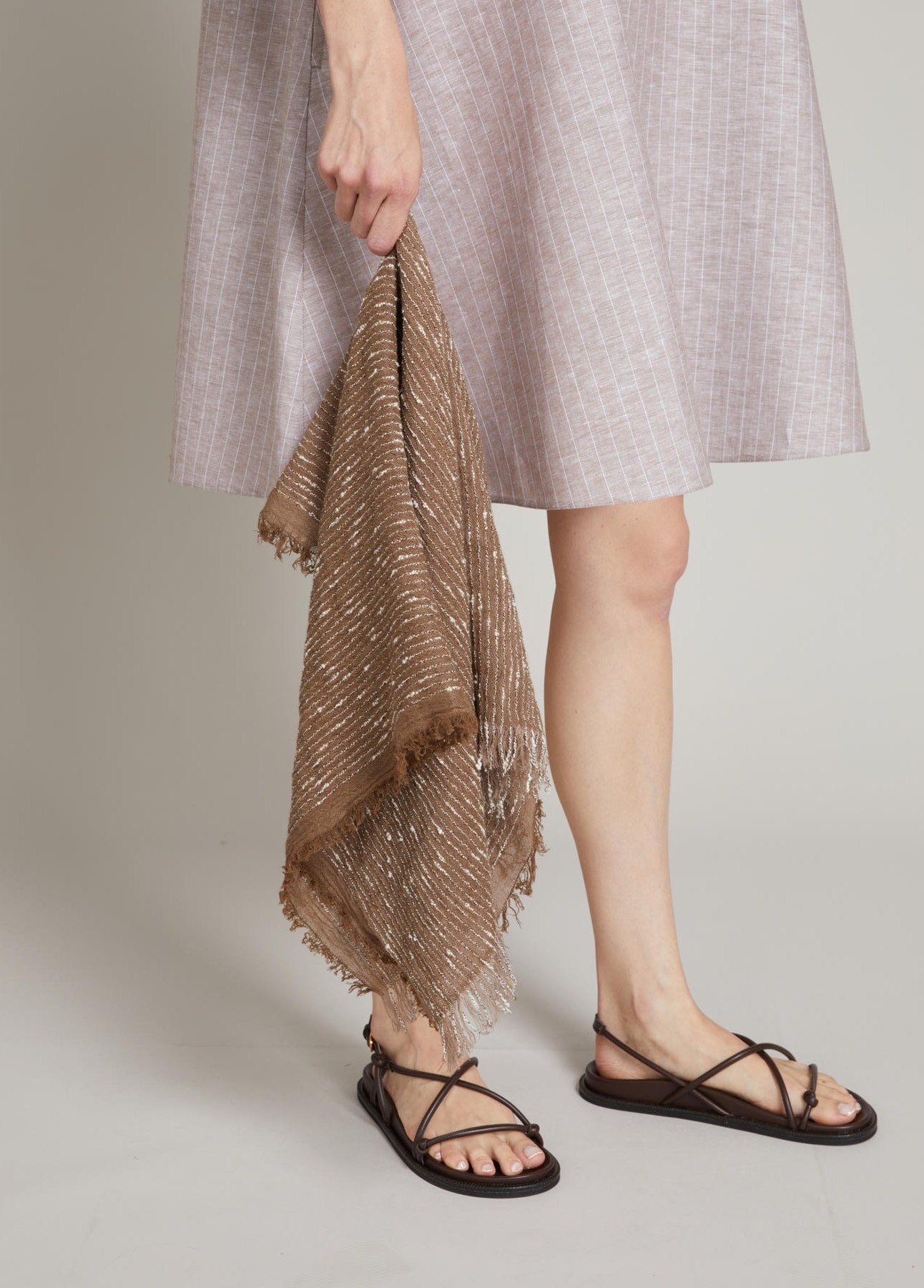 foulard in misto cotone e lino MMLGESSO 002 MM MAXMARA 