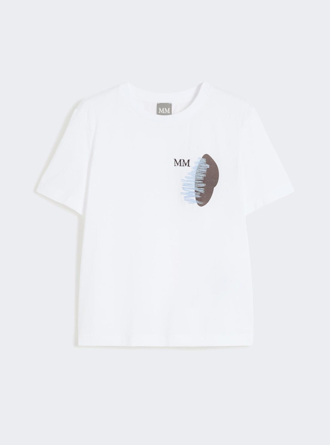 t-shirt con logo petto MMLLICENZA 011 MAXMARA 