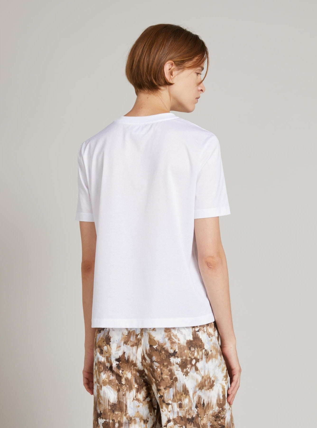 t-shirt con logo petto MMLLICENZA 011 MAXMARA 