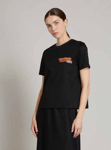 t-shirt con logo petto MMLLICENZA 015 MAXMARA 