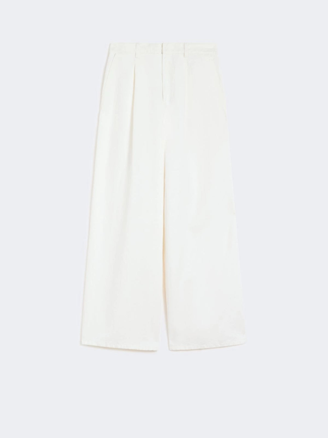 pantalone ampio in cotone e lino SMMALOA 001 S MAXMARA 