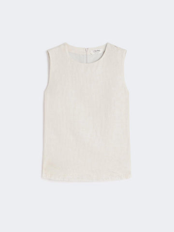 top in stuoia di lino SMMANIKA 036 S MAXMARA 