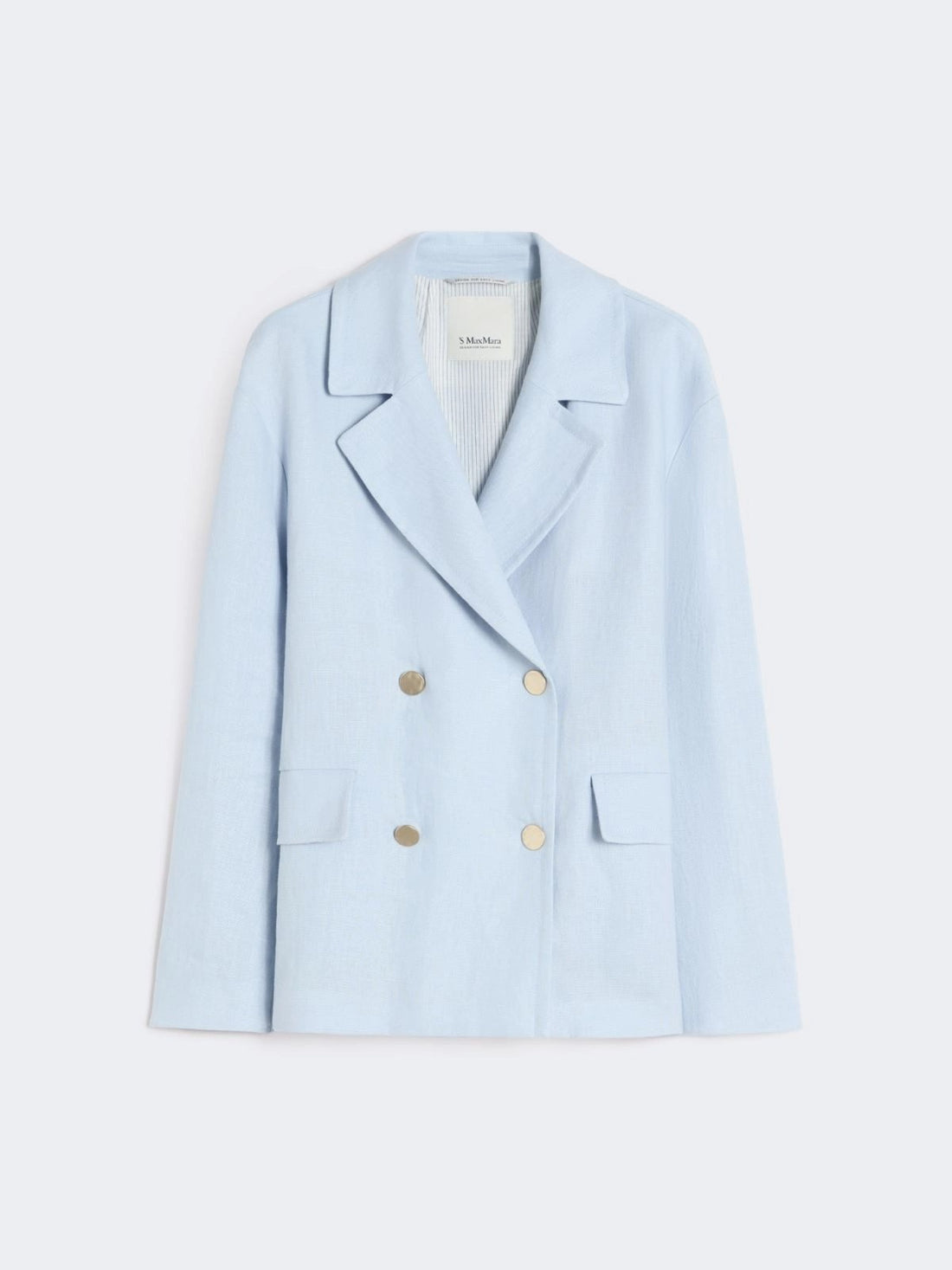 giacca doppiopetto in lino SMMAVENUE 005 S MAXMARA 