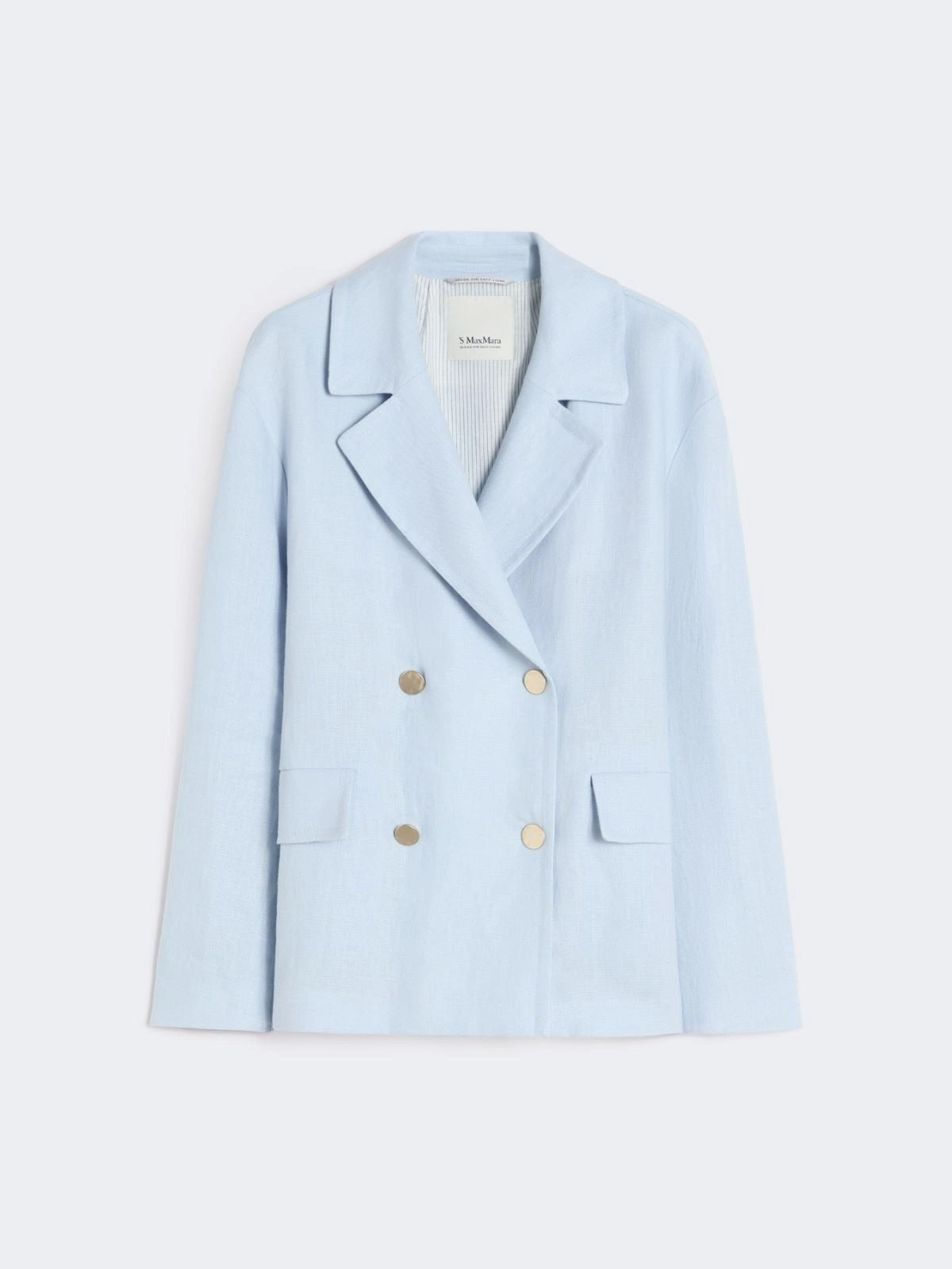 giacca doppiopetto in lino SMMAVENUE 005 S MAXMARA 