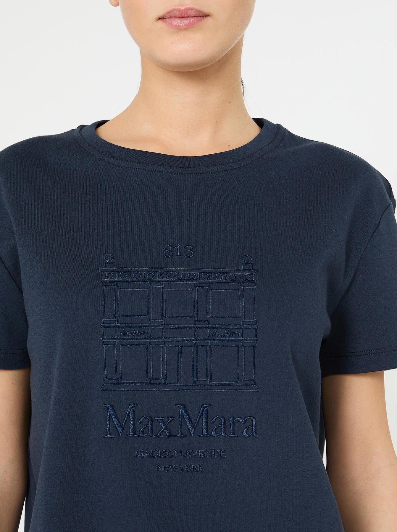 t-shirt con ricamo SMMBELLA 010 S MAXMARA 