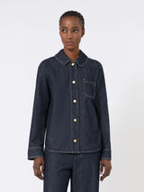 S MAXMARA camicia in denim di cotone Blu
