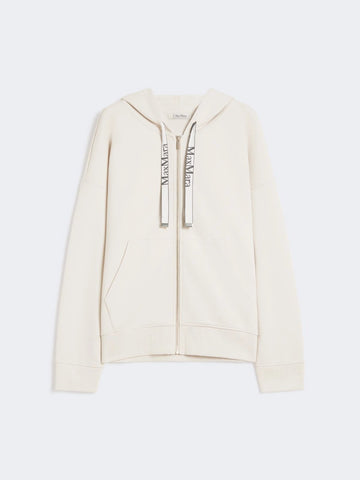 felpa con zip in jersey tecnico SMMJOUR 001 S MAXMARA 