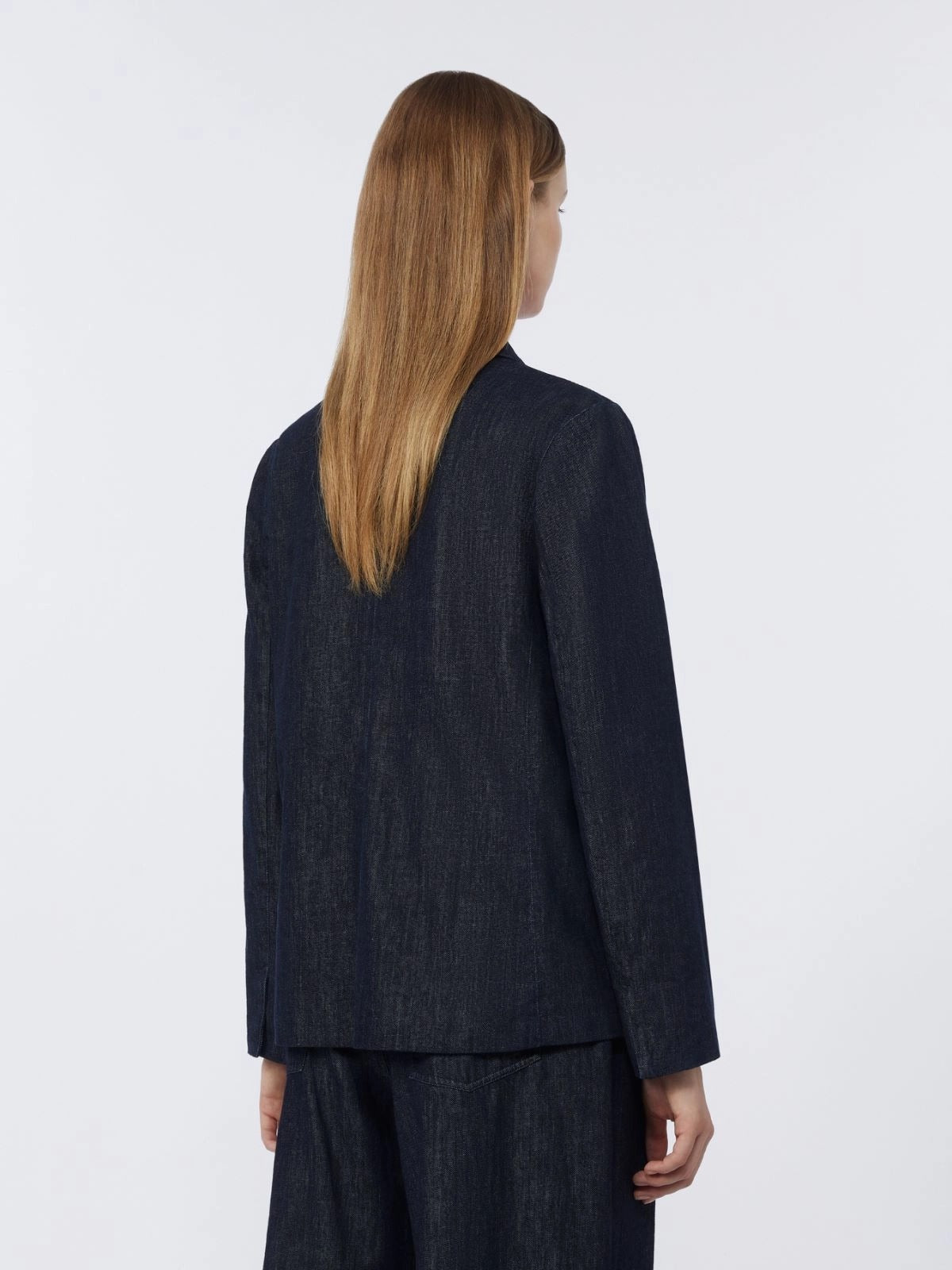 giacca monopetto in denim SMMLEONE 001 S MAXMARA 