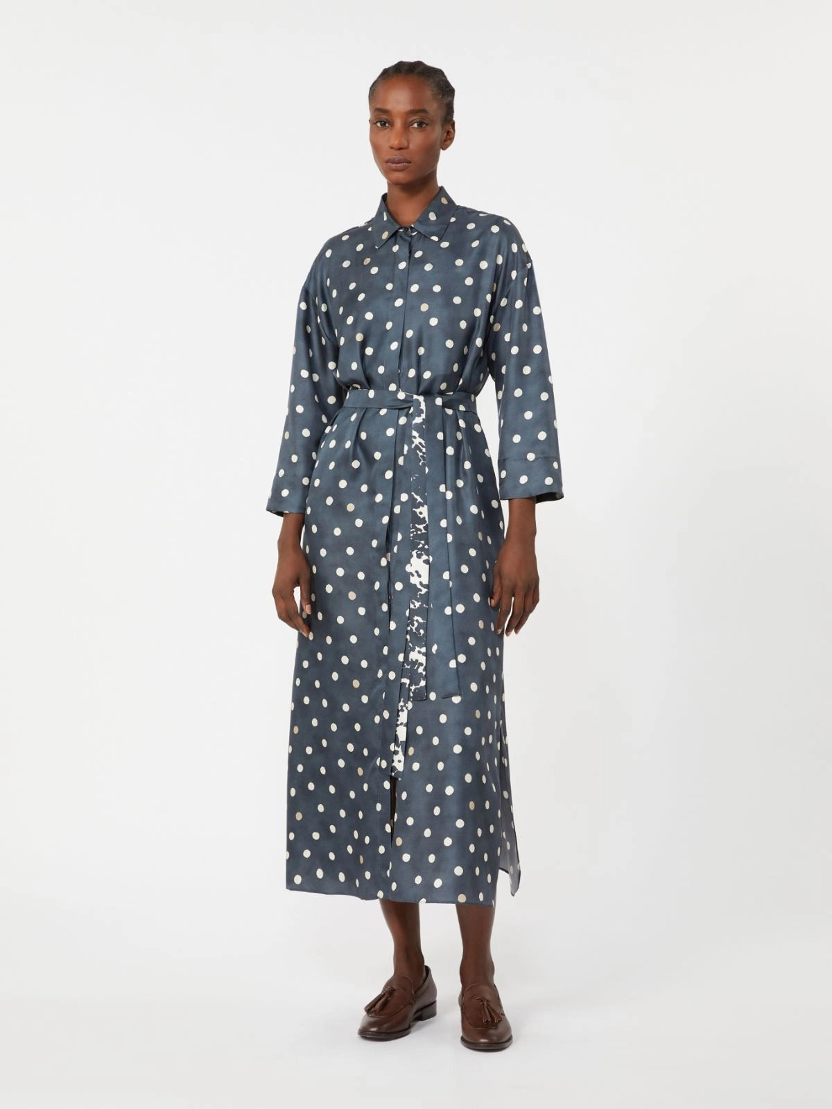 abito in twill di seta SMMLEVA 001 S MAXMARA 