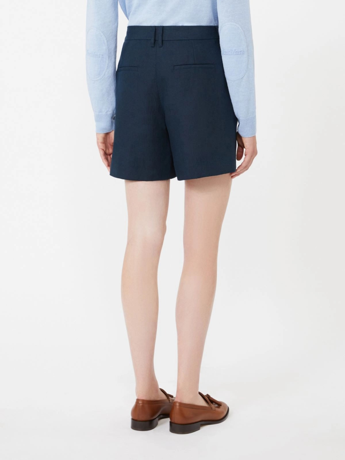 shorts in lino SMMPARTY 004 S MAXMARA 