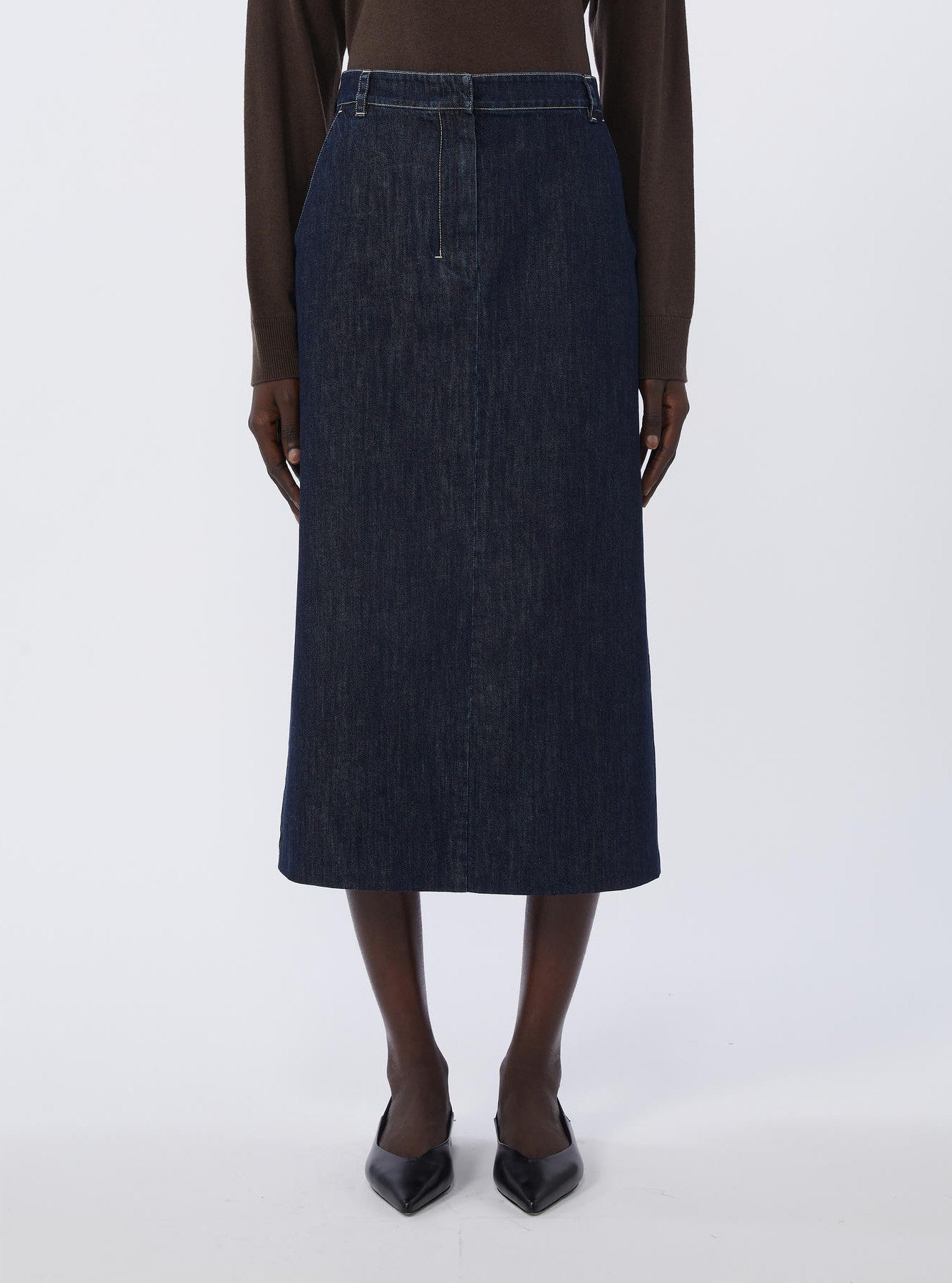 Gonna midi in denim SMMSERENA 001 S MAXMARA 