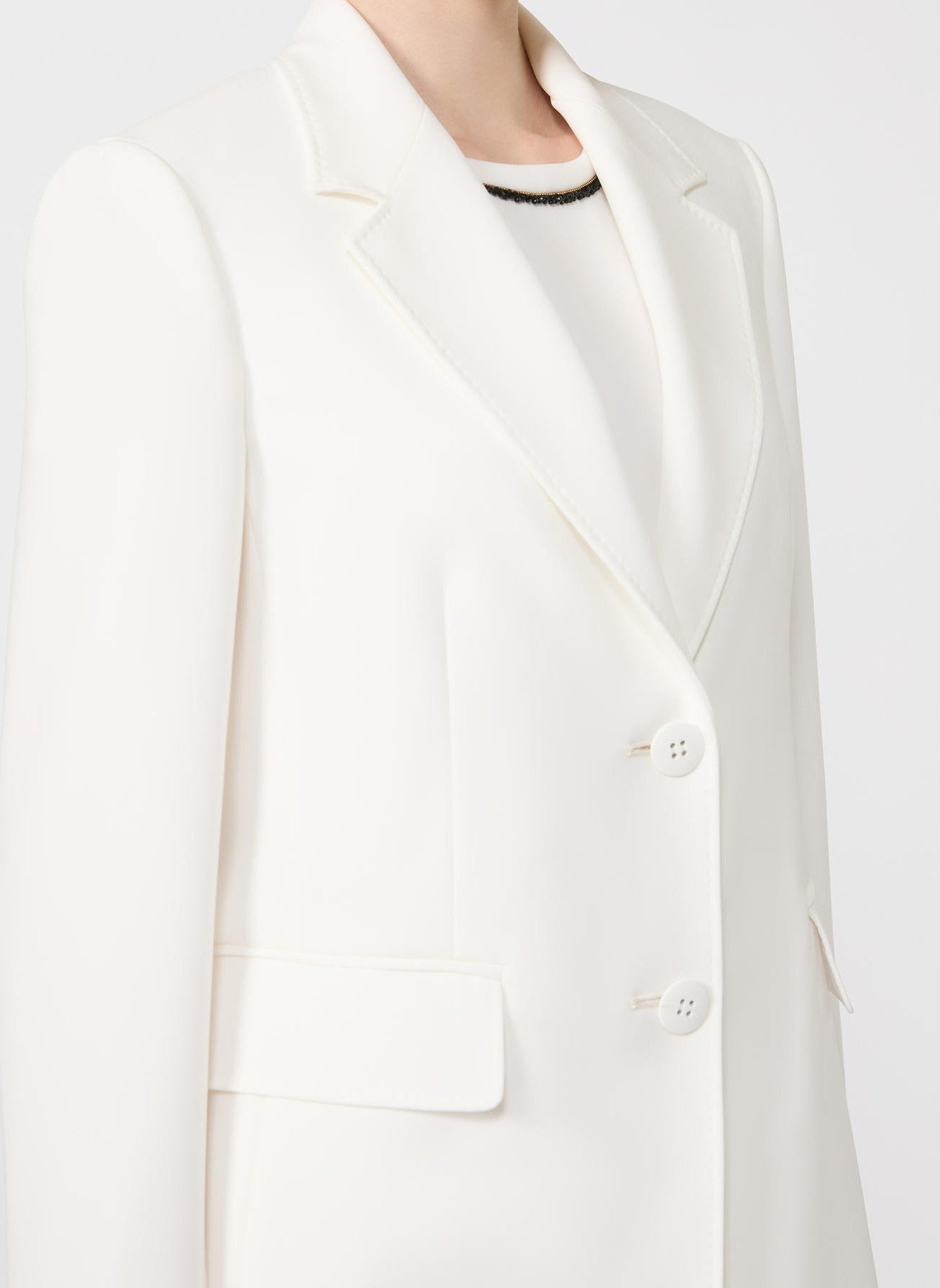 blazer monopetto in cady LINZ 009 MAXMARA STUDIO 