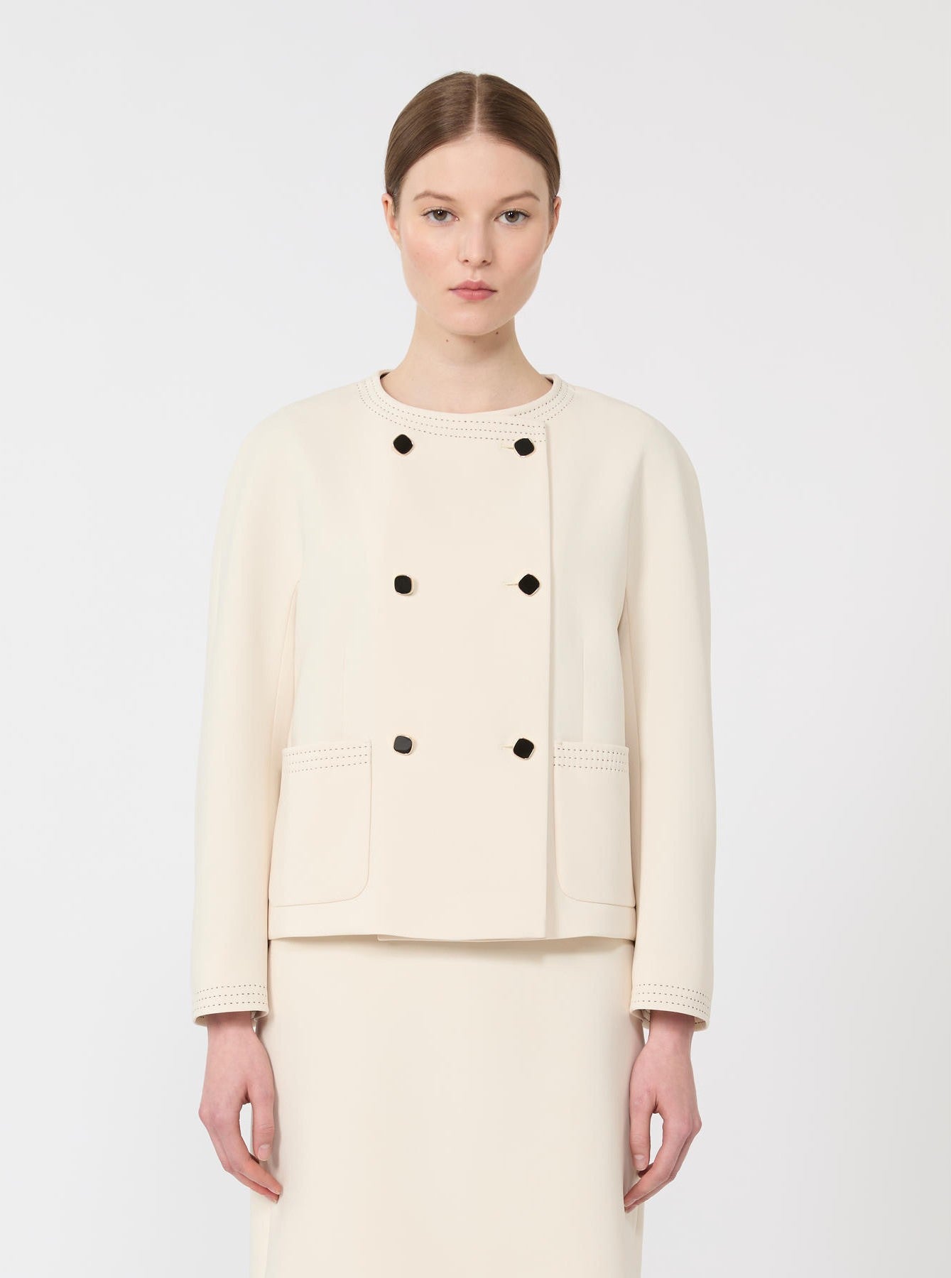 giacca corta doppiopetto MSTOMBROSA 060 MAXMARA STUDIO 