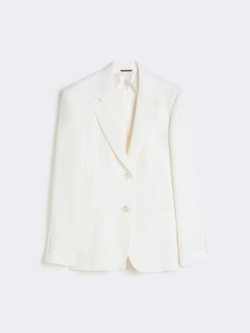 blazer in batavia di lino MSTBELLO 015 MAXMARA STUDIO 