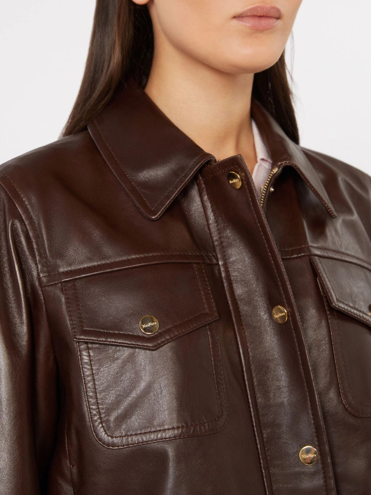 giacca in pelle MSTBIADA 002 MAXMARA STUDIO 