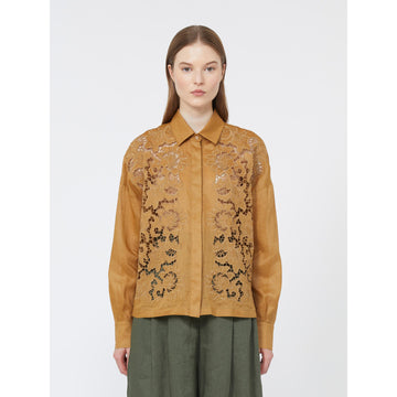 camicia boxy in tela ramiè MSTCALI 053 MAXMARA STUDIO 
