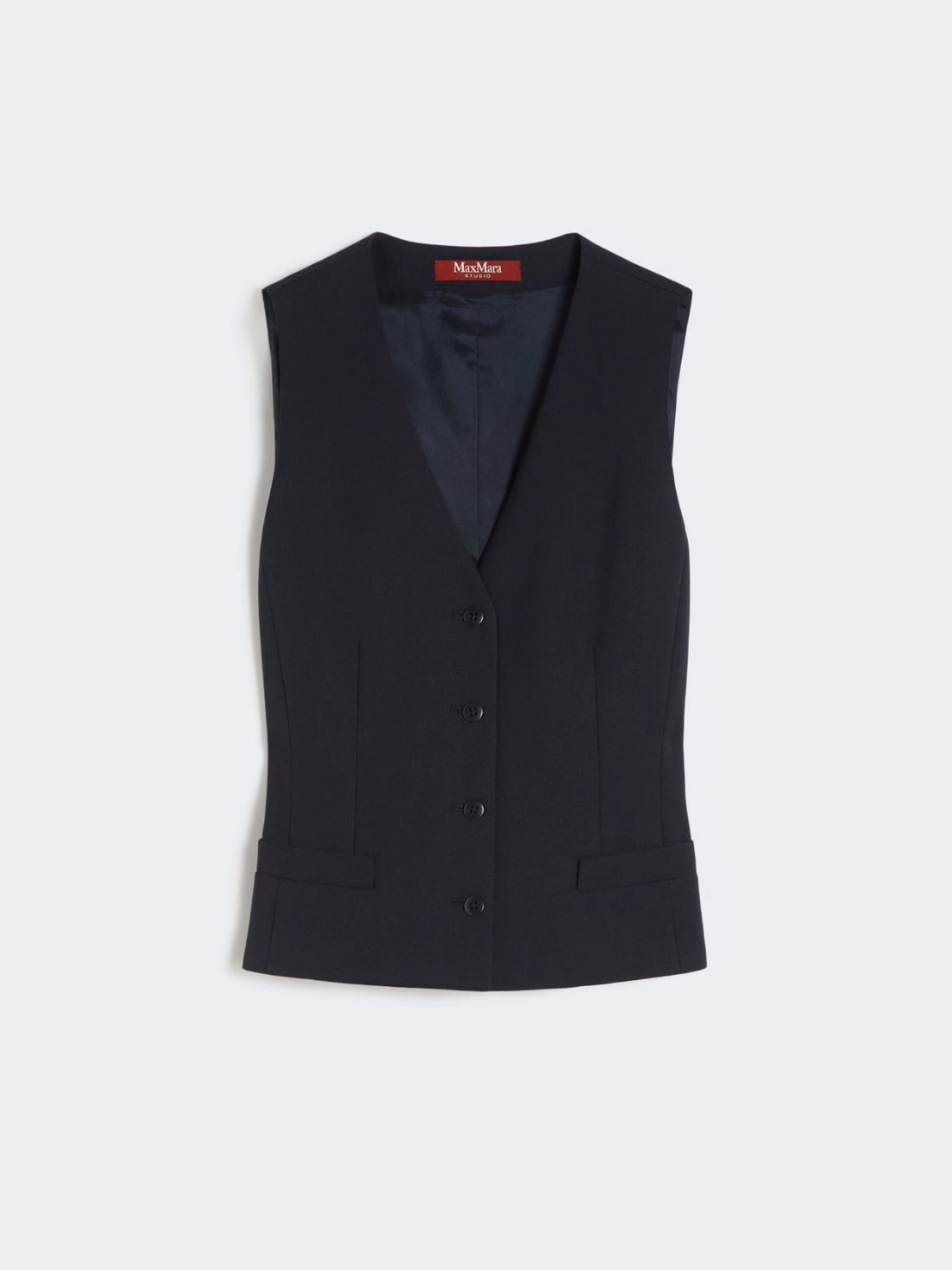 gilet in crèpe di lana MSTMADIA 004 MAXMARA STUDIO 