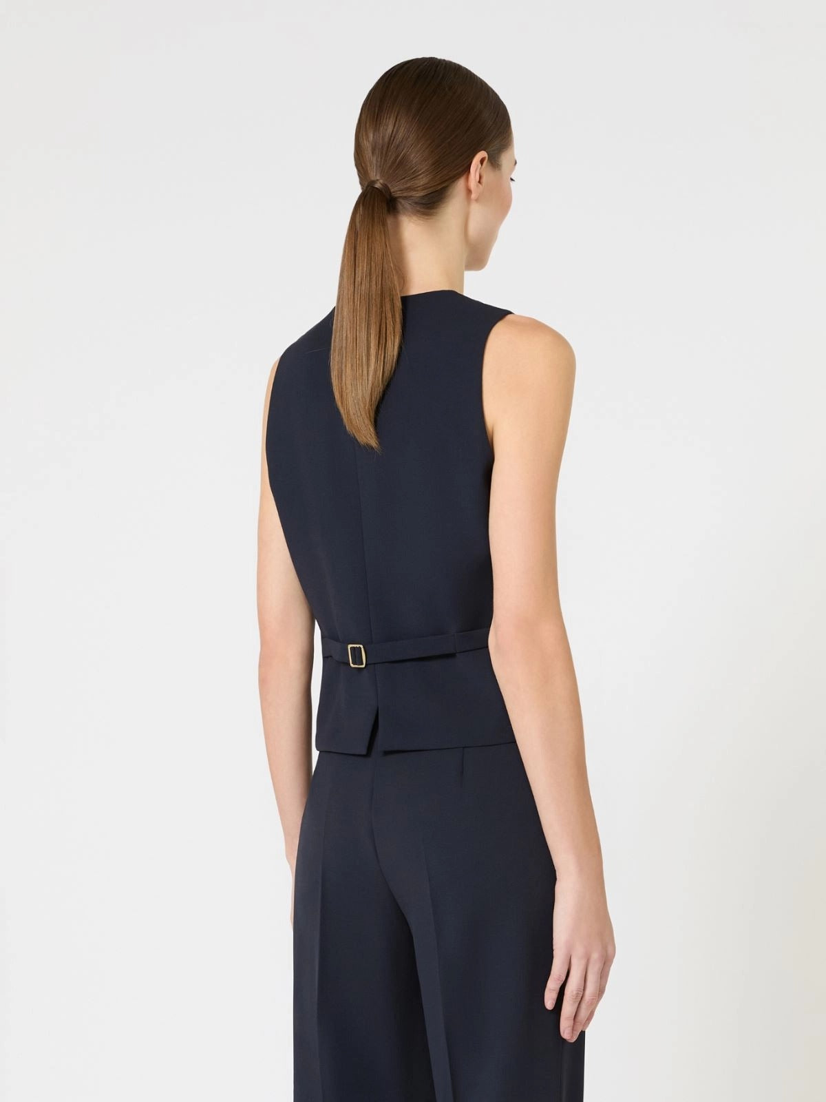 gilet in crèpe di lana MSTMADIA 004 MAXMARA STUDIO 