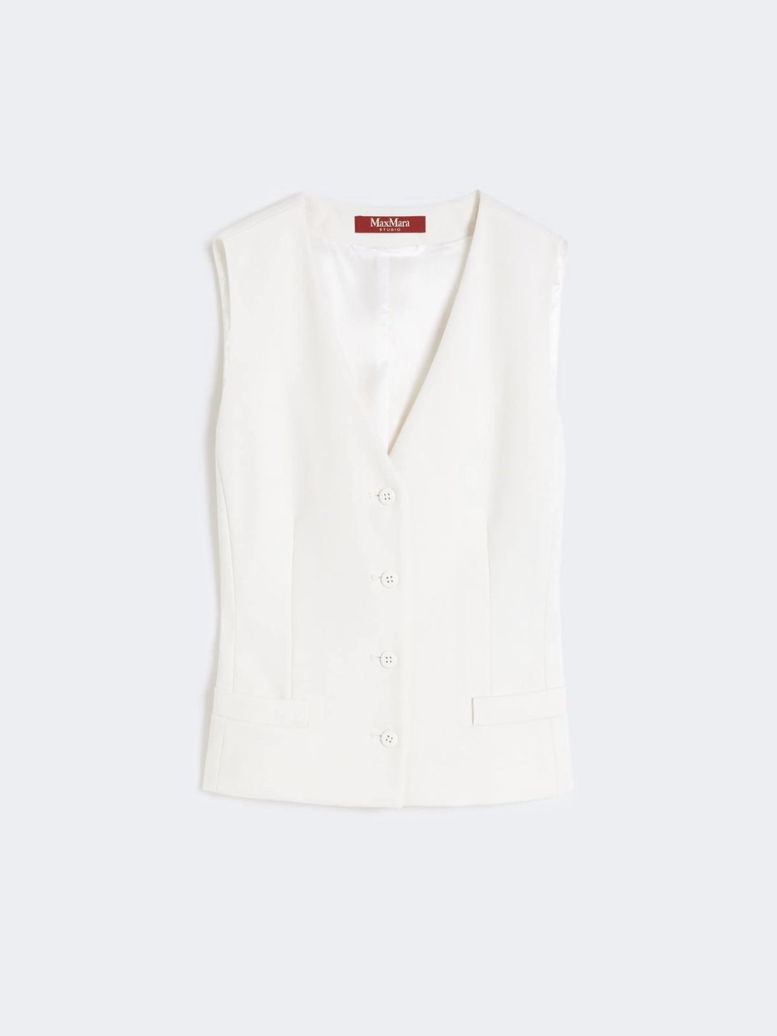 gilet in crèpe di lana MSTMADIA 010 MAXMARA STUDIO 