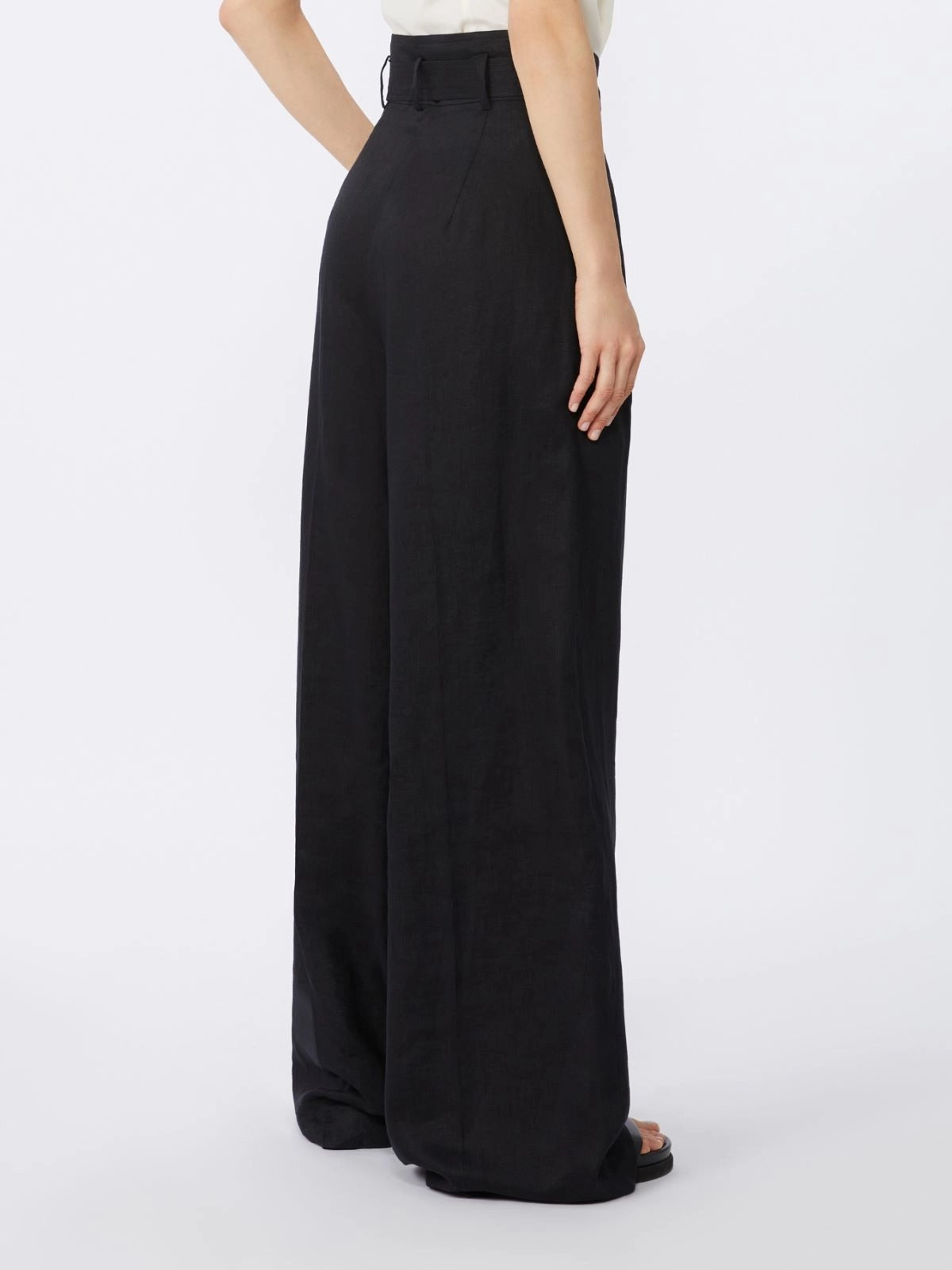 pantalone in tela di lino MSTMATERIA 035 MAXMARA STUDIO 