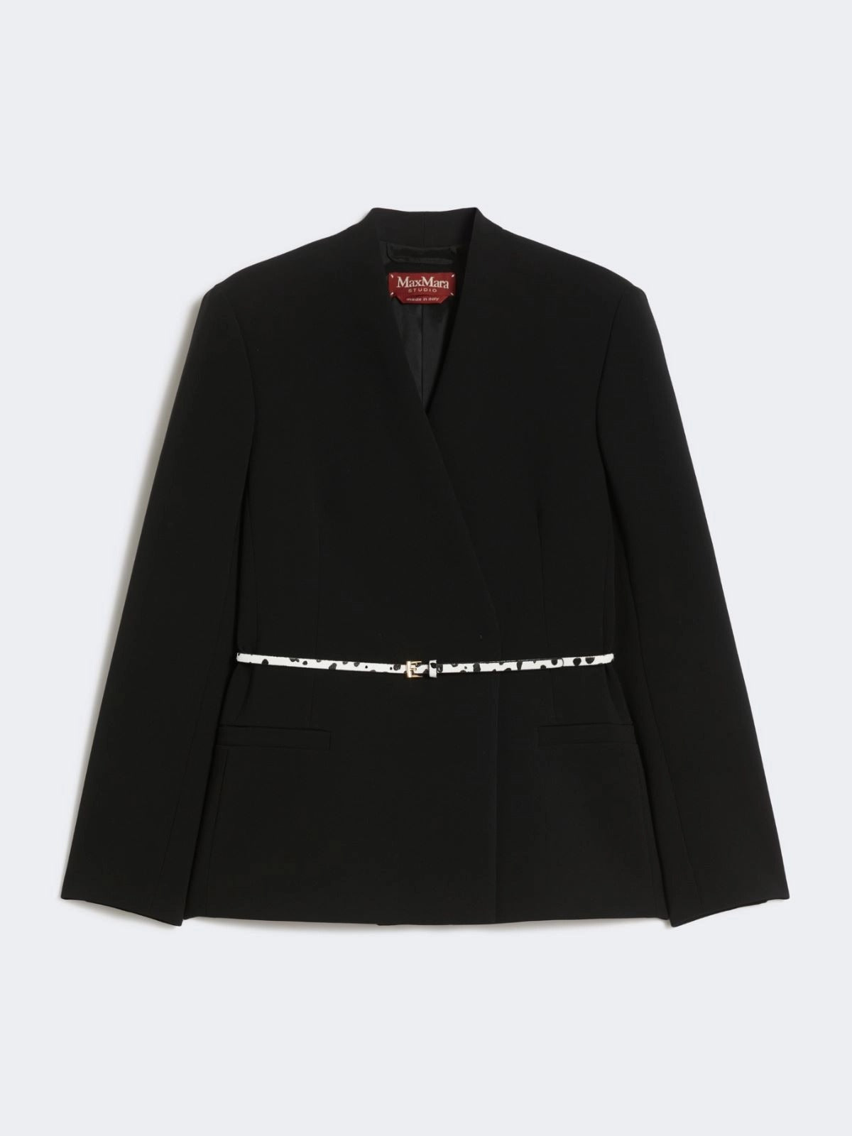 giacca doppiopetto con cintura MSTQUINOA 001 MAXMARA STUDIO 
