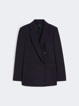 MAXMARA STUDIO blazer doppiopetto in jersey milano Blu