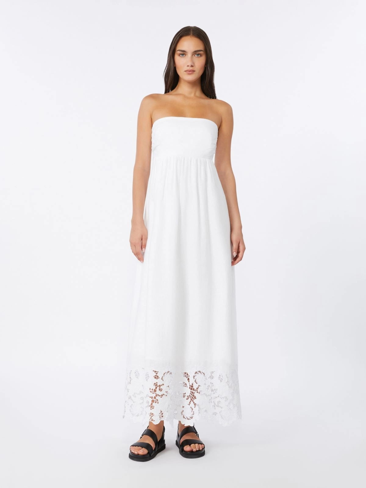 abito bustier in lino MSTSCENA 002 MAXMARA STUDIO 