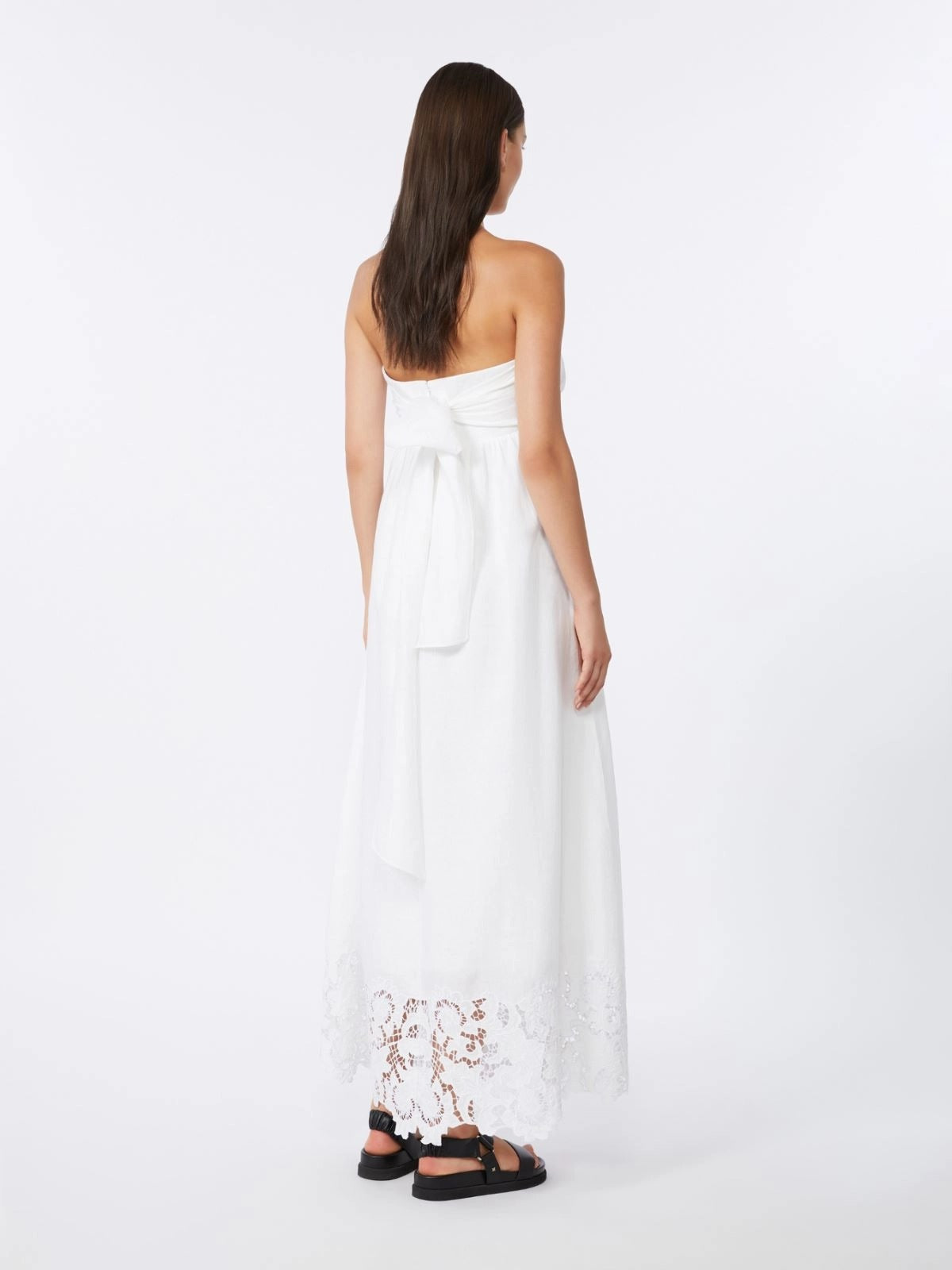 abito bustier in lino MSTSCENA 002 MAXMARA STUDIO 