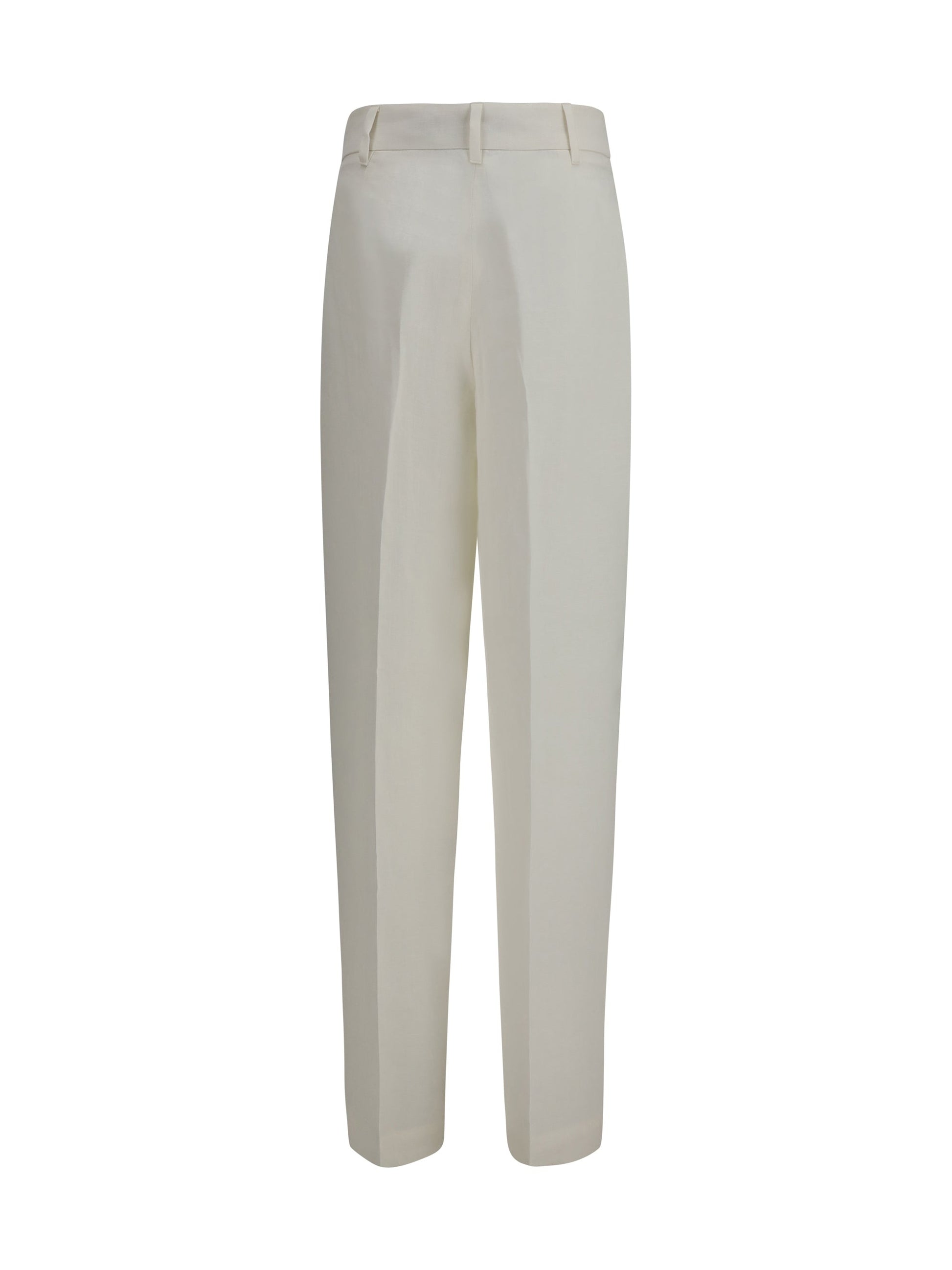 pantalone ampio in batavia di lino MSTSUMERO 015 MAXMARA STUDIO 
