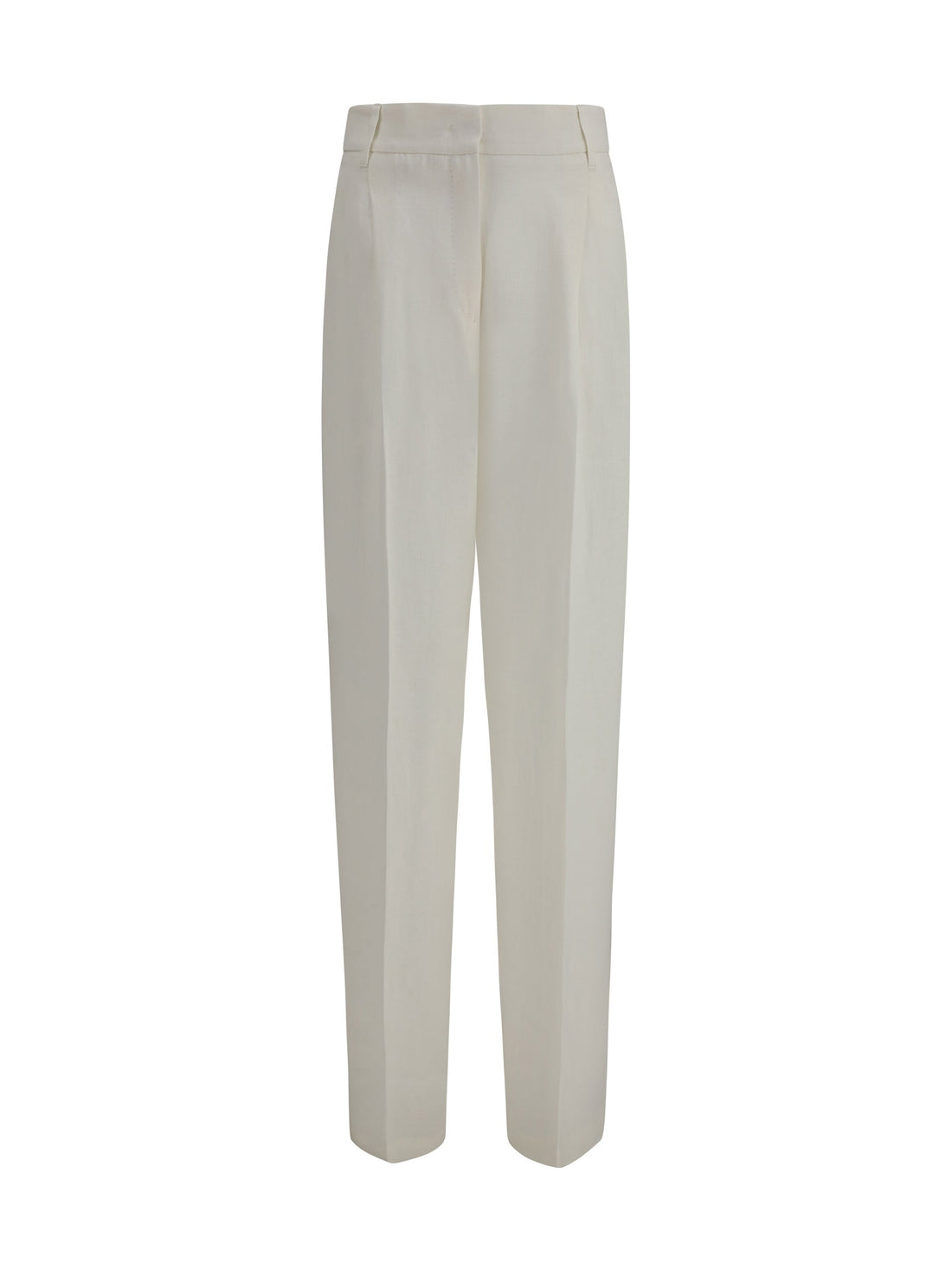 pantalone ampio in batavia di lino MSTSUMERO 015 MAXMARA STUDIO 