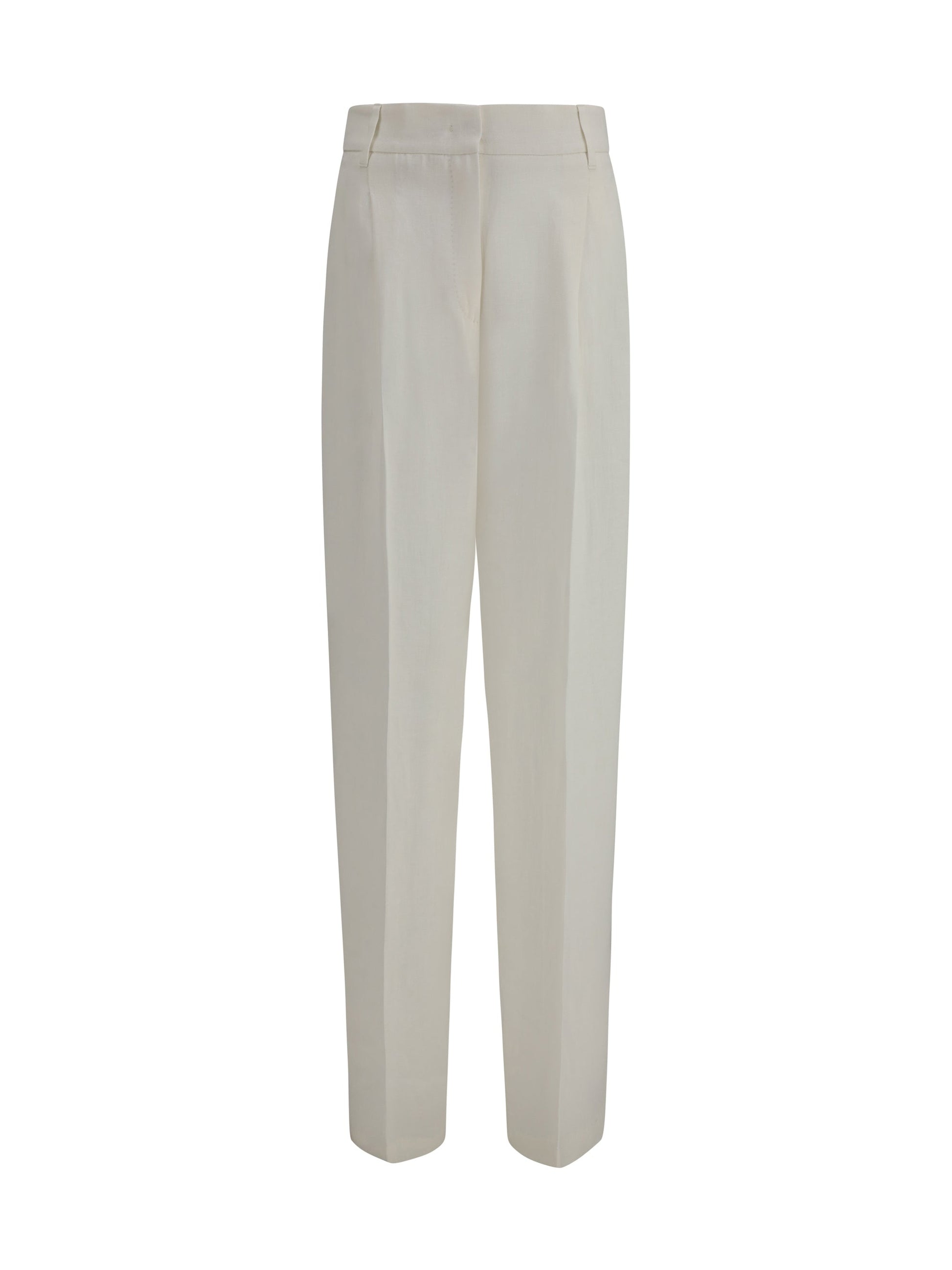 pantalone ampio in batavia di lino MSTSUMERO 015 MAXMARA STUDIO 