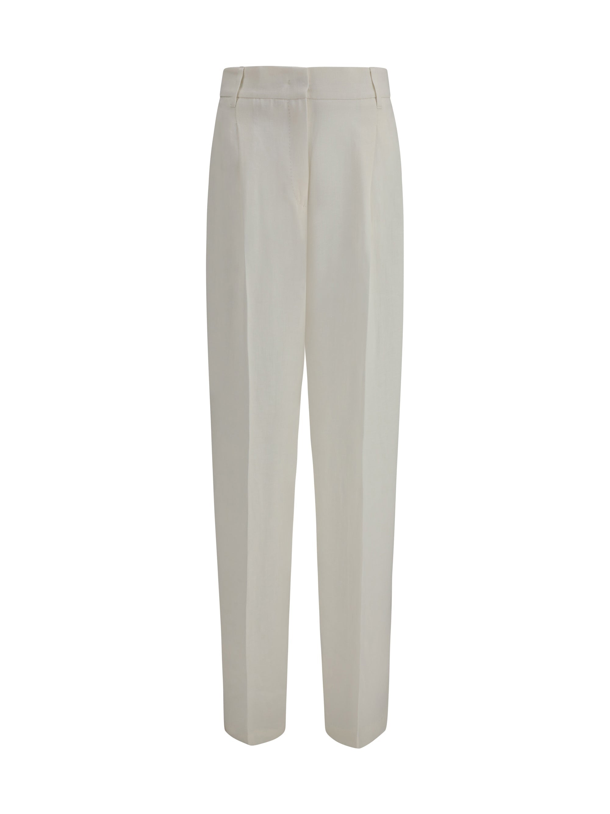 pantalone ampio in batavia di lino MSTSUMERO 015 MAXMARA STUDIO 