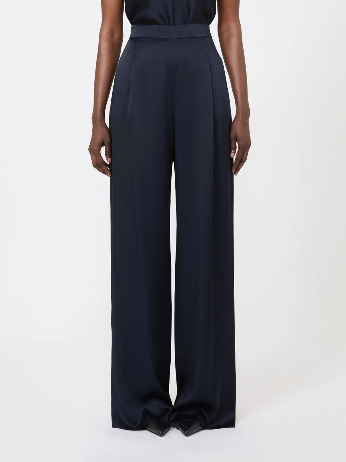 pantalone in envers satin MSECONO 044 MAXMARA STUDIO ELEGANTE 