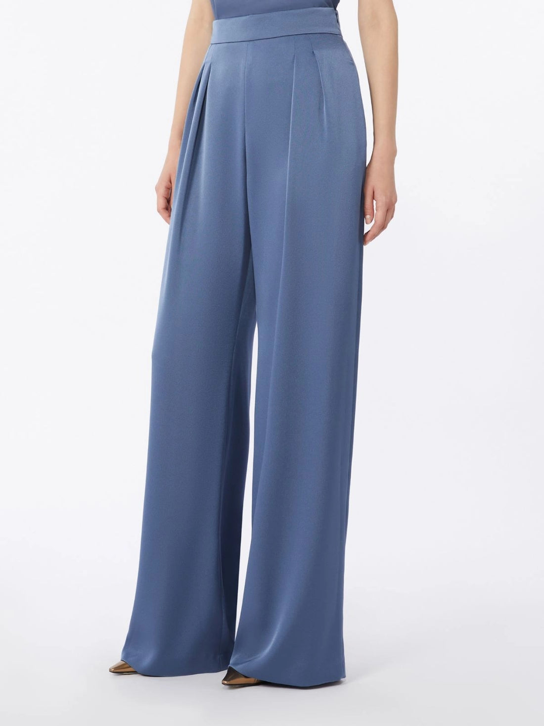 pantalone in satin leggero MSEDIVO 008 MAXMARA STUDIO ELEGANTE 