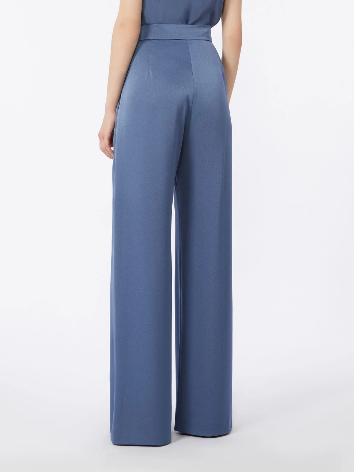 pantalone in satin leggero MSEDIVO 008 MAXMARA STUDIO ELEGANTE 