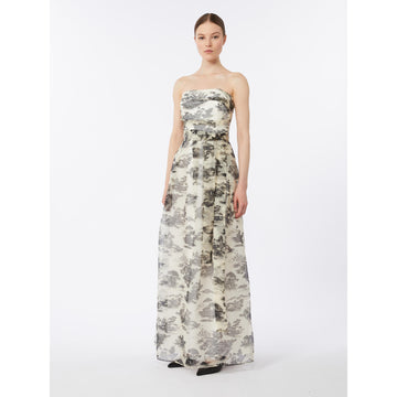 abito in organza di seta MSEDOMINIO 002 MAXMARA STUDIO ELEGANTE 