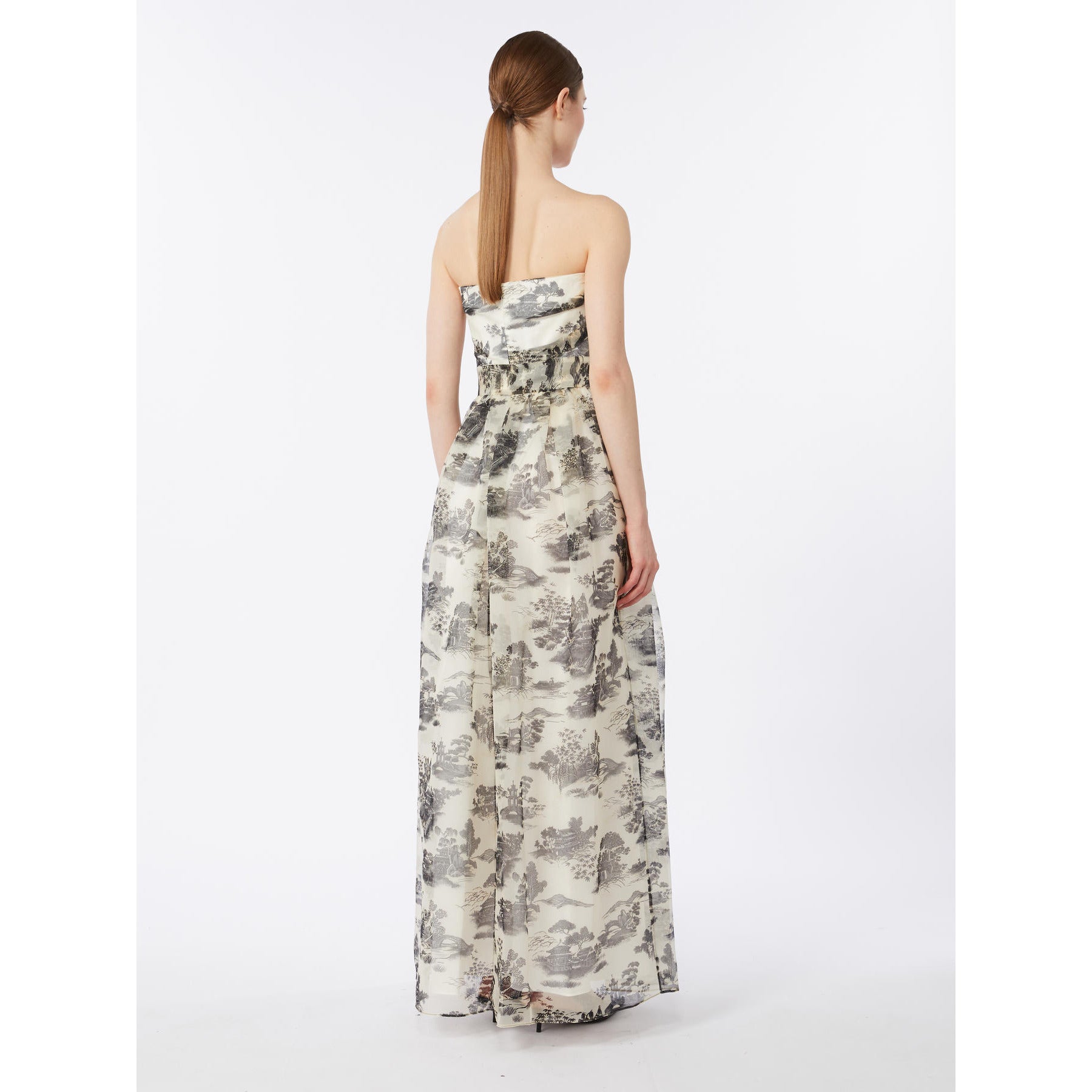 abito in organza di seta MSEDOMINIO 002 MAXMARA STUDIO ELEGANTE 