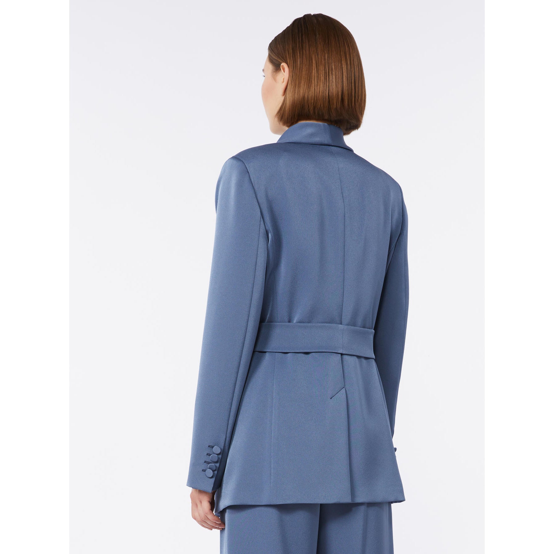 giacca in satin lucido MSEDOPPIA 008 MAXMARA STUDIO ELEGANTE 