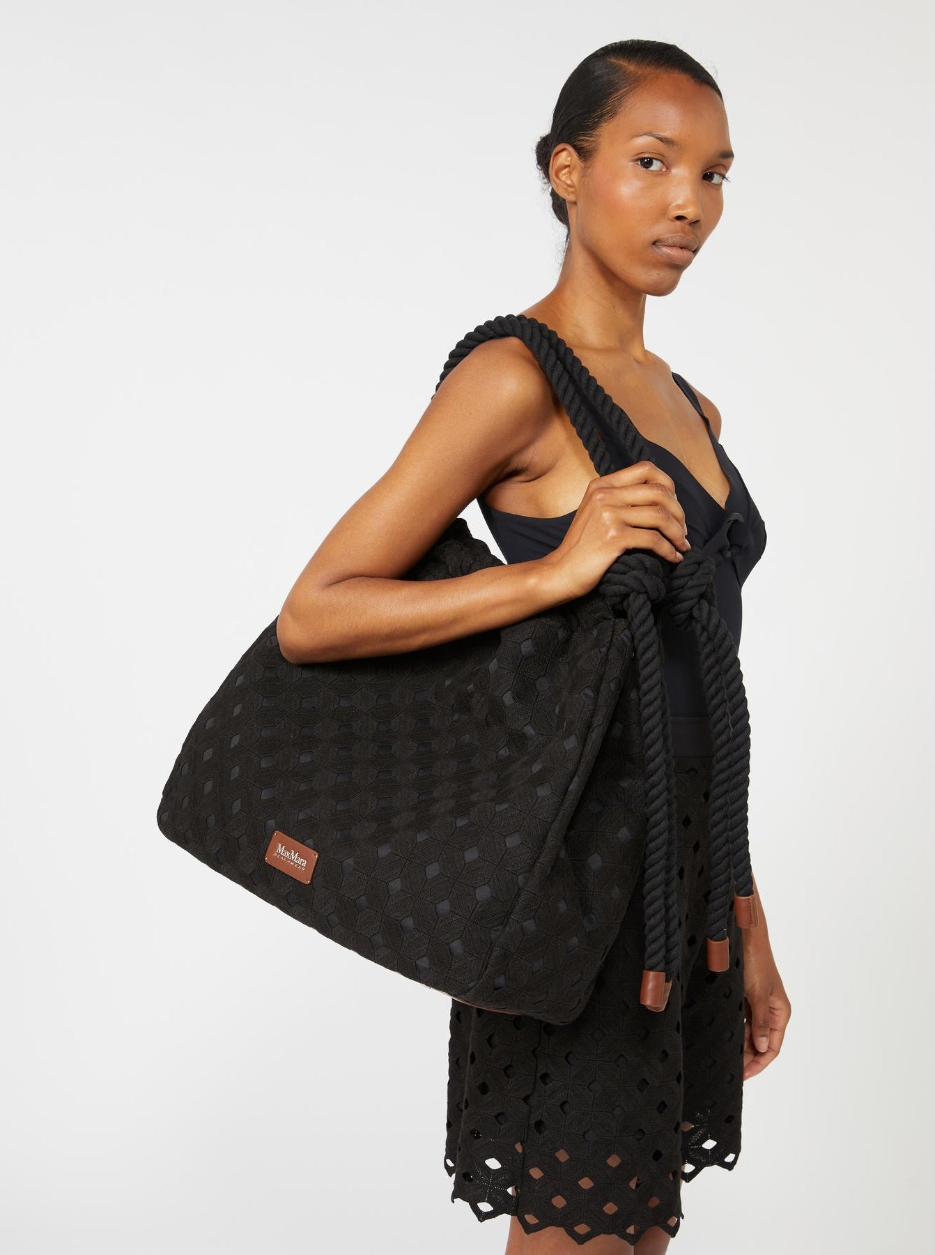 maxi borsa con manici in corda BCHARTE 002 MAXMARA BEACHWEAR 