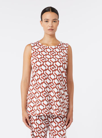 top stampa geometrica BCHPELOTA 001 MAXMARA BEACHWEAR 