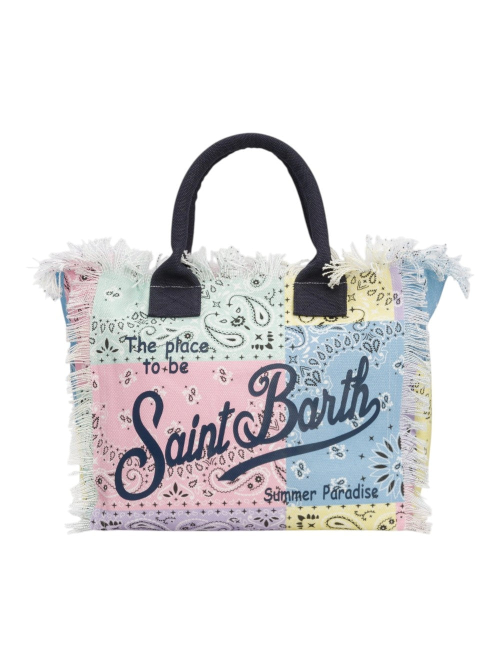 borsa colette bandanna con frange COLETTE BANDANNA 03277 MC2 SAINT BARTH 