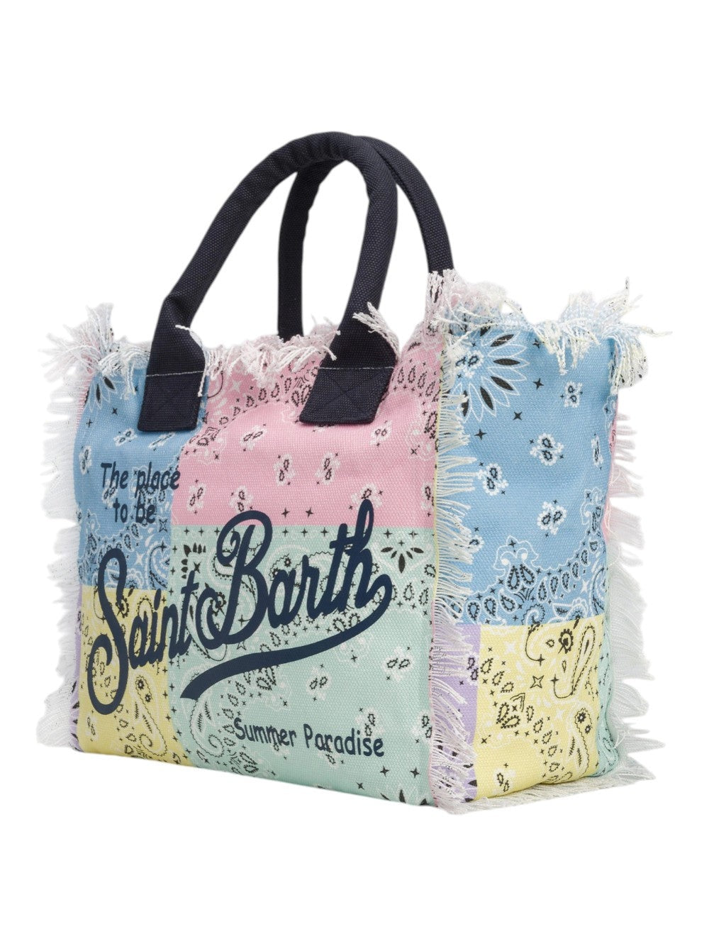 borsa colette bandanna con frange COLETTE BANDANNA 03277 MC2 SAINT BARTH 