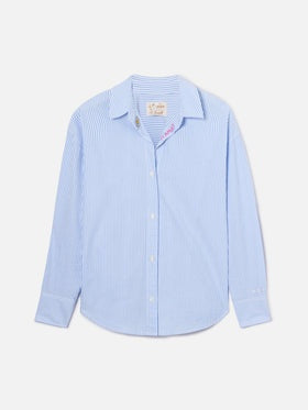 camicia in cotone a righe CRISTAL 00702L MC2 SAINT BARTH 