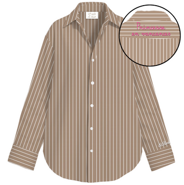 camicia in cotone a righe CRISTAL 01378L MC2 SAINT BARTH 