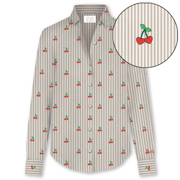 camicia a righe meredith MEREDITH 01409L MC2 SAINT BARTH 